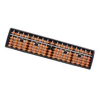 17 Digit Rods Wooden Abacus Educational Toys Chinese Japanese Calculator Counting Tool for Adults 1
