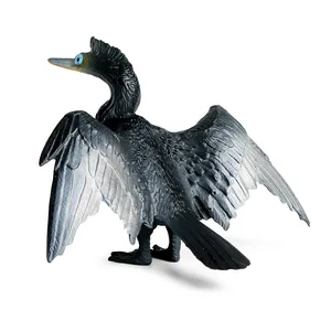 Моделирование животных, модель корморанта, птица, птица, Детская прочная пластиковая игрушка, орнамент