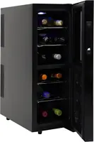 Series 12 Bottle Dual Zone Wine Cooler, Black, Wine Fridge, Freestanding Wine Cellar, Red, White 1
