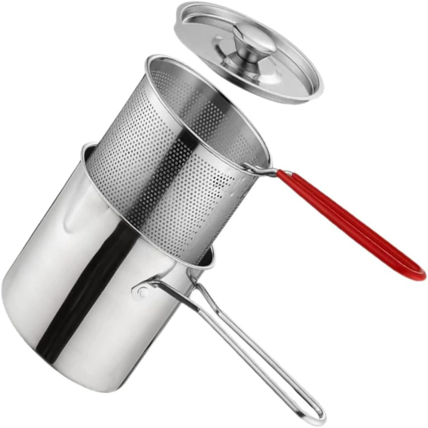 Perfect Stainless Steel Japanese Tempura Fryer Pot Set for Home and Restaurant Use-Ideal and versatile cookware for stove top