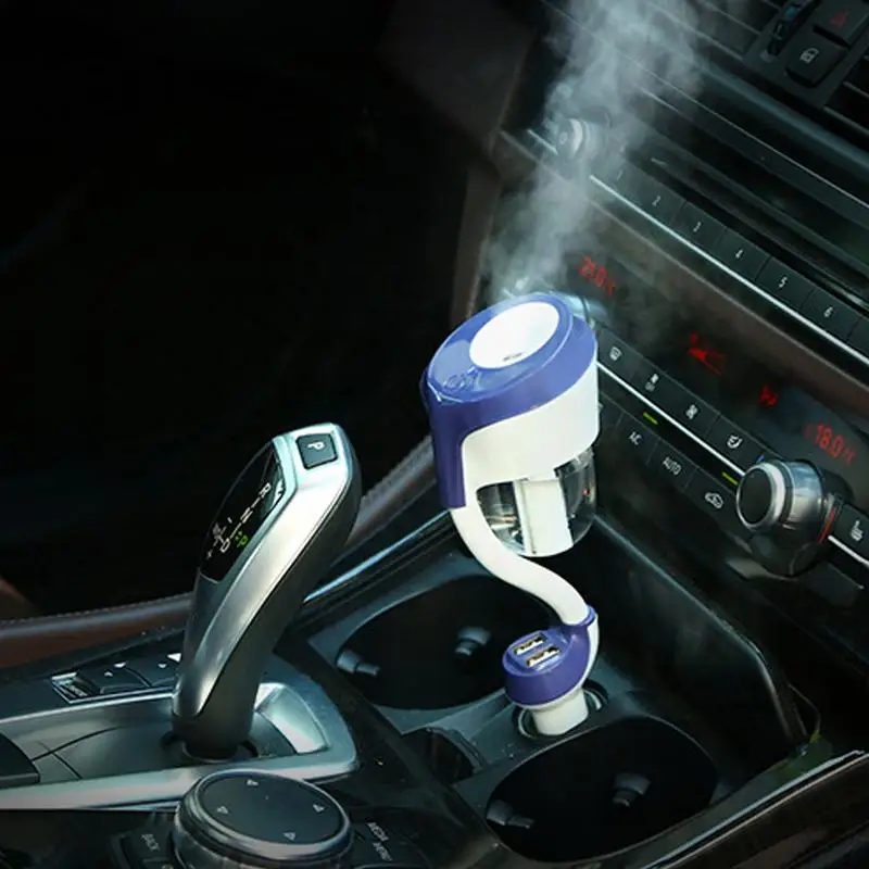 Car Humidifier Diffuser Cool Mist Humidifiers Vehicle Fragrance Oil USB Scent Mist Purifier Aromatherapy For Workplace