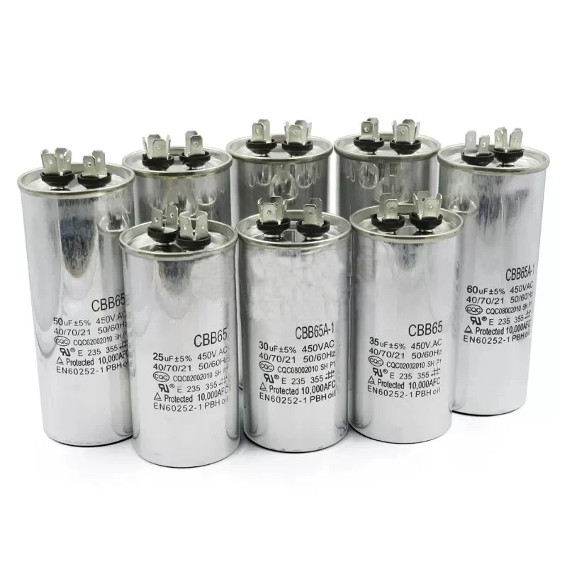 1PCS 450V Air conditioner compressor capacitor 20/25/30/35/40/45/50/60