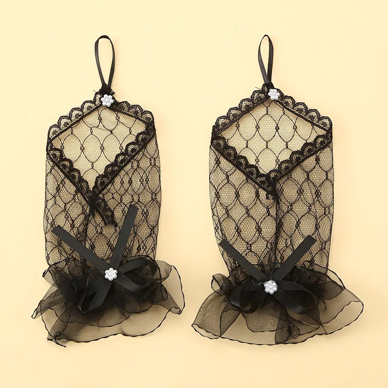 New Fashion Half Finger Lace Gloves Women Dance Short Gloves Spring Summer Fingerless Mittens Outdoor Sunscreen Driving Gloves