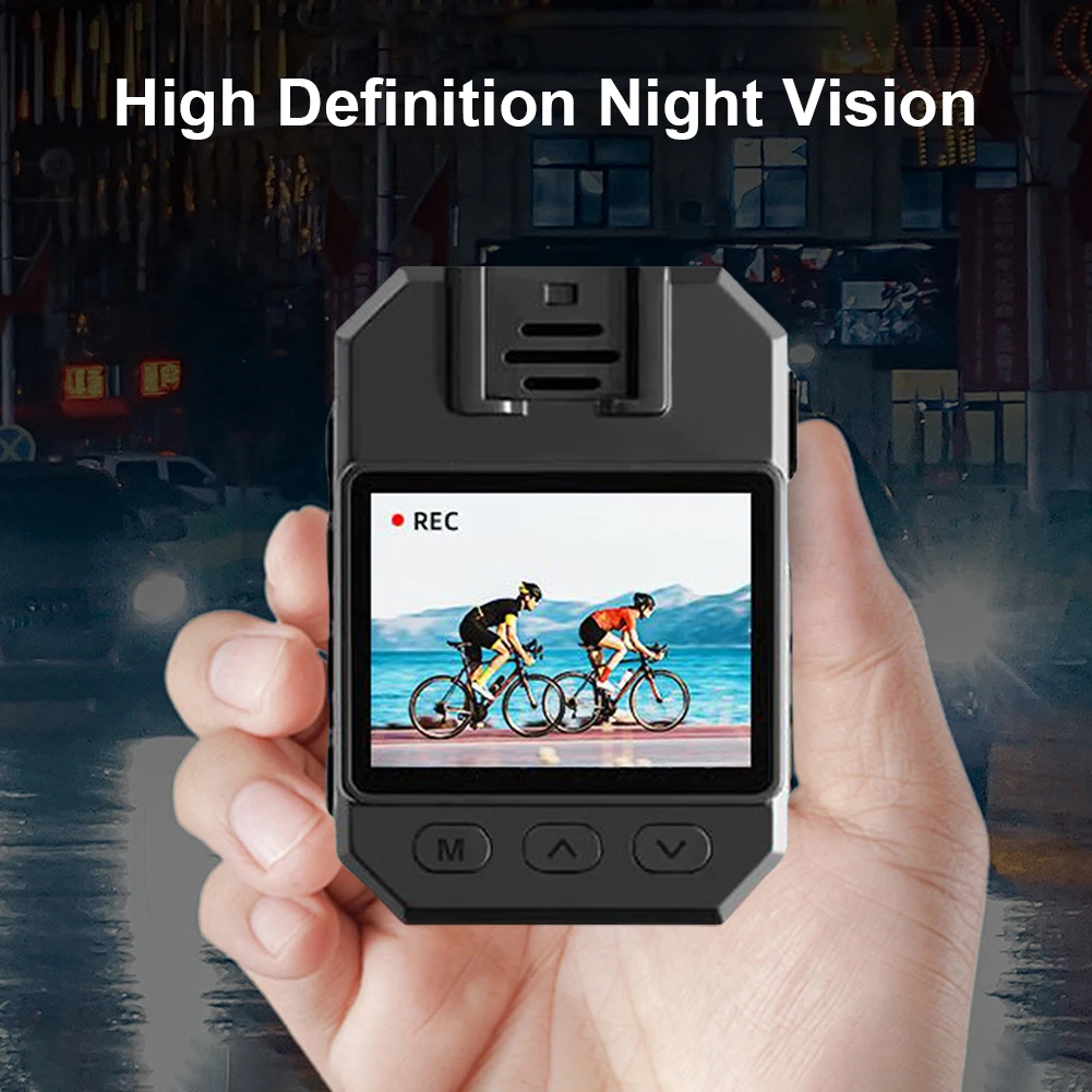 4K HD 1080P Mini Digital Camera Night Vision Video Recorder Site Enforcement Recorder Portable Camcorders for Outdoor Sports