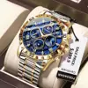 POEDAGAR High Quality Military Men Clock Chronograph Waterproof Luminous Man Wristwatch Stainless Steel Quartz Men's Watches+Box 2