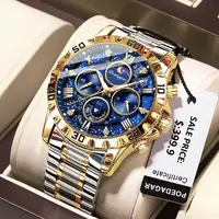 POEDAGAR High Quality Military Men Clock Chronograph Waterproof Luminous Man Wristwatch Stainless Steel Quartz Men's Watches+Box 2