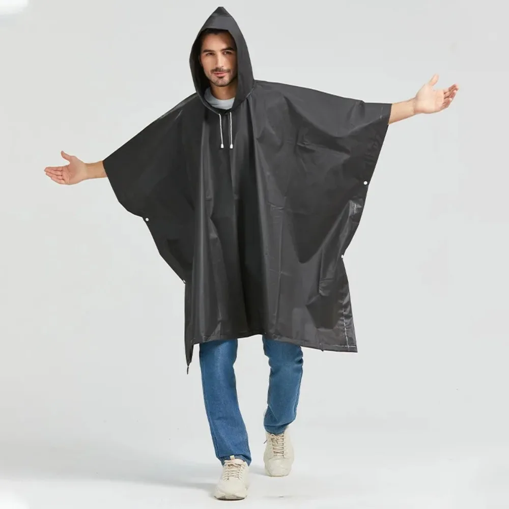 Adult Waterproof Raincoat Hooded for Outdoor Motorcycle Cycling Hiking Fishing