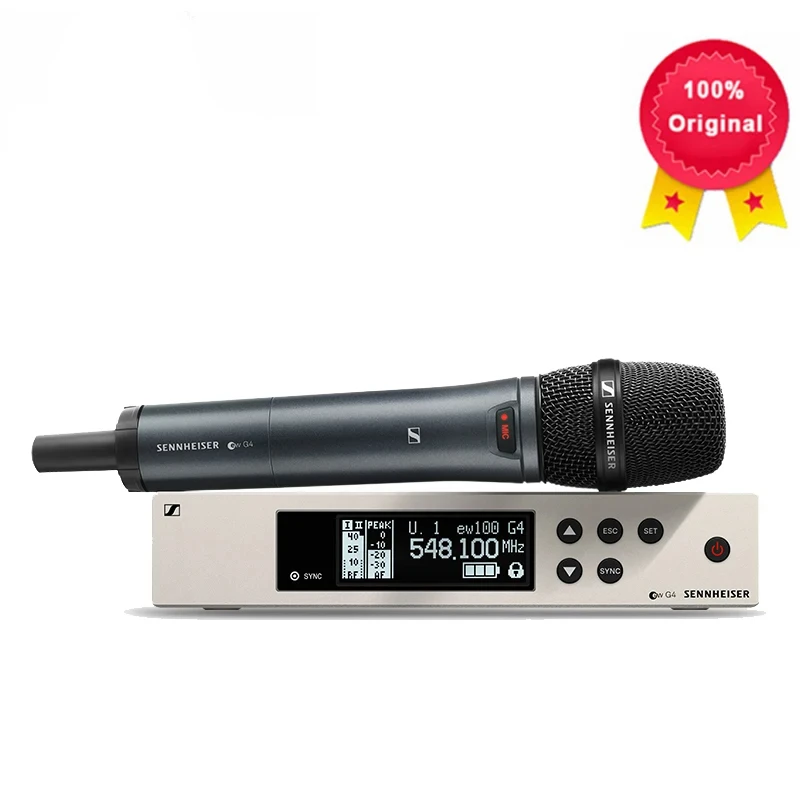 Беспроводная динамическая Суперкардиоидная микрофонная система Sennheiser Pro Audio Sennheiser EW 100-845S, диапазон G (566-608 МГц) 100