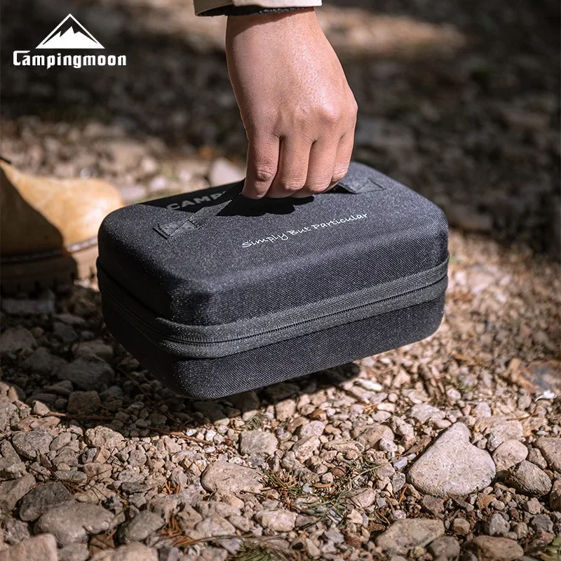 CAMPINGMOON Square EVA Impact Resistant Insulation Outdoor Picnic Lunch Box Storage Bag Bento Bag Exquisite Camping