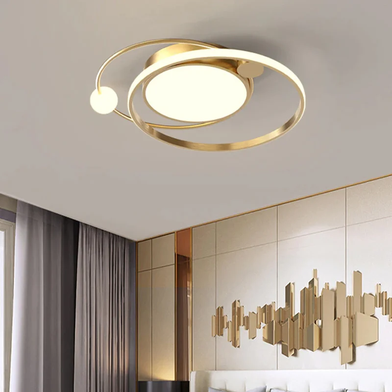 LED Chandelier Ceiling Chandelier Ring Round Remote Control Light Modern Led Chandelier For Bedroom Living Room Kitchen Study Ceiling Lamp
