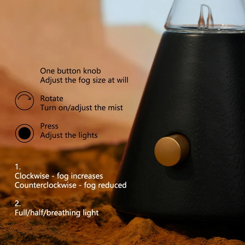 Waterless Essential Oil Ultrasonic Aromatherapy Scent Machine Air Nebulizing Glass Aroma Diffuser Room Office Gift_voghion.com