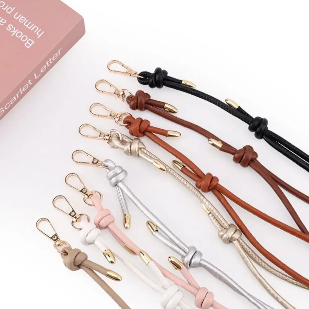 Elegant PU Leather Adjustable Shoulder Bag Strap - Solid Color Handbag Accessory