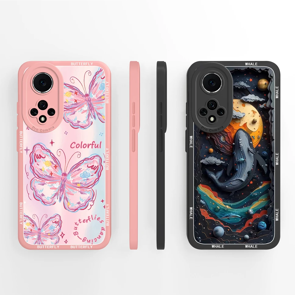 Lovely Cat Cartoon Soft Silicone Phone Case - High Quality Anti-Drop Shell