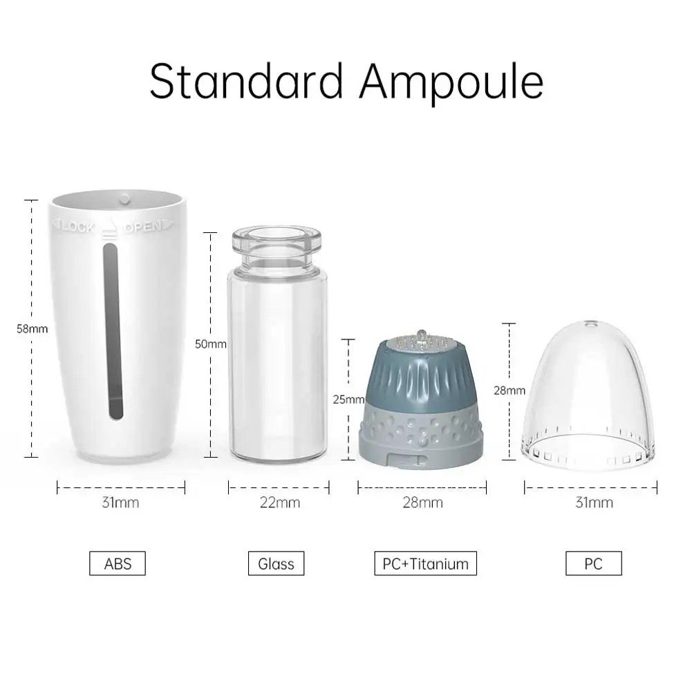 Derma Stamp BIO H24 Derma Stamp Adjust Needle Microneedle Derma Roller Microneedling Dermastamp Hydrating Beauty Skin Care Tool