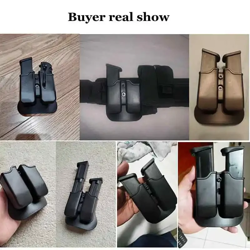 Double Magazine Holder Magazine Pouch For Glock 17 Beretta M9 M92 USP magazine pouch ammo pouch double dump pouch dump pouch ammunition bag