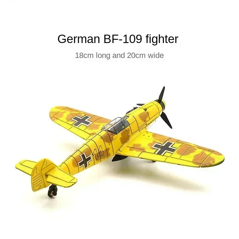 Assemble Fighter Model Toys Building Tool Sets Combat Aircraft Diecast  Hurricane Spitfire Pirate Military 4D Stereo Fighter