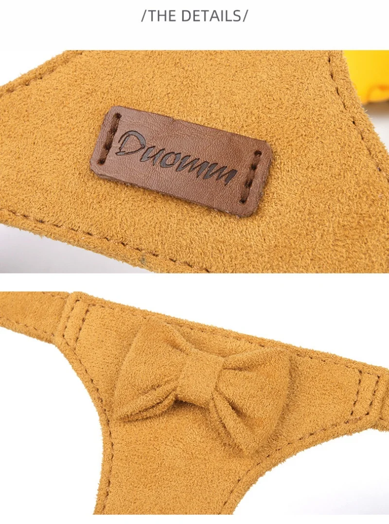 Trendy Suede Dog Harness Set 6