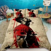 Housse de couette FashionFootball Star R-Ronaldo, ensemble de literie imprimé, housse de couette, couette, pour jeunes, filles, garçons, cadeau d'anniversaire 2