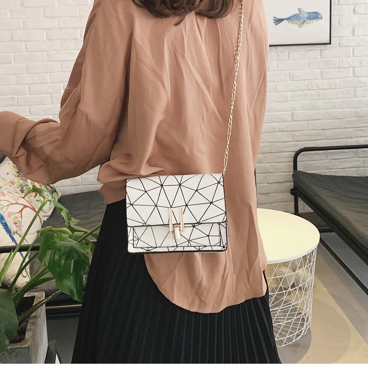 

Chain Mini One-shoulder Diagonal Small Bag Women's 2022 New Trendy Korean Version Fashion Texture Foreign Cute Square Bag