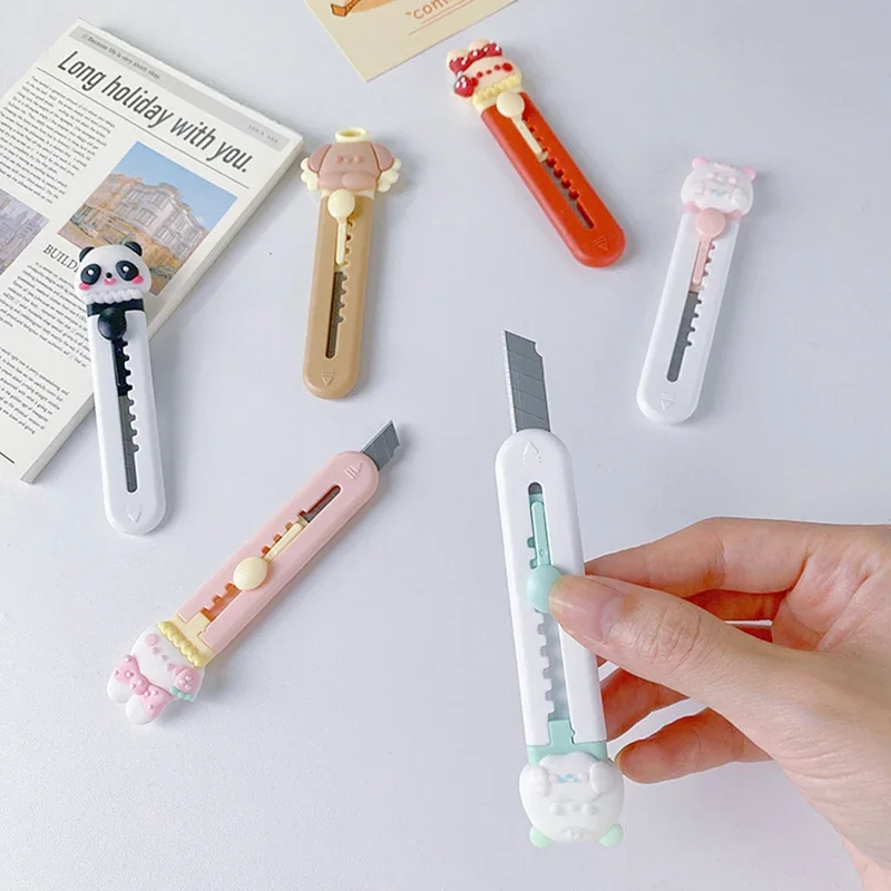 1Pcs Cute Mini Cutter Utility Knife Student Art DIY Tools Creative Stationery School Supplies