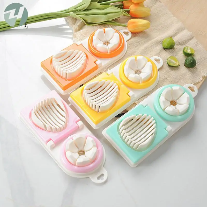 Egg Slicer Egg Chopper For Hard Boiled Eggs Egg Cutter Strawberry