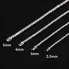 NeeTim 3mm 4mm Moissanite Tennis Bracelet 925 Sterling Silver with White Gold Plated Pass Diamond Tester Bracelets for Women Men 2