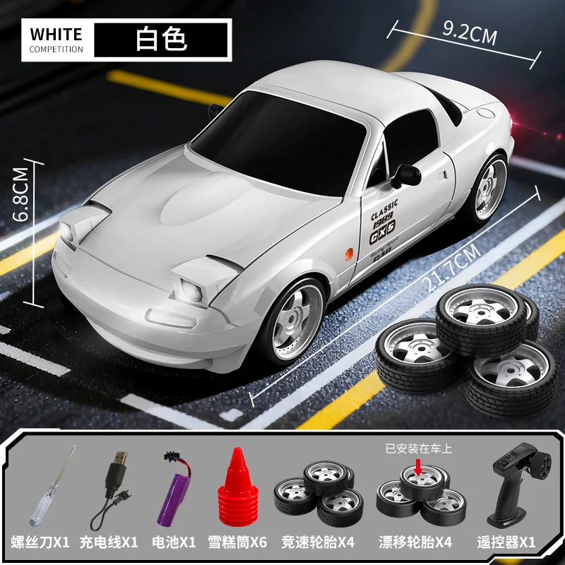 High-Speed 4WD Remote Control Drift Car with LED Lights – Ultimate Racing Toy