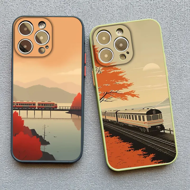 Autumn Maple Leaf Scenery Fall Phone Case