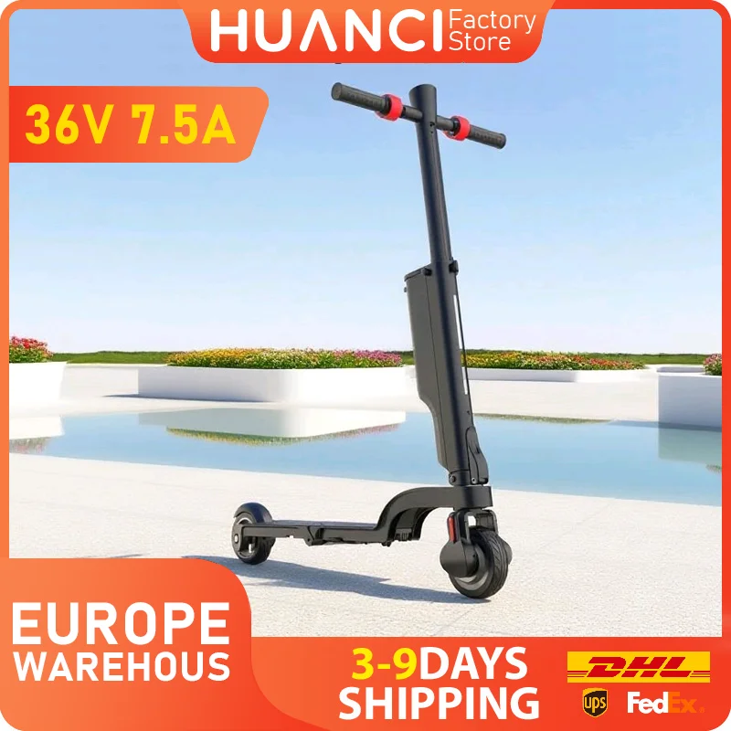 HUANCI X6 electric scooter 350W 36V 7.5A electric scooters Smart APP control e scooters 25km/h Foldable escooter for adults 10kg