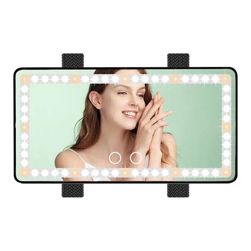 차량용 LED 조명 메이크업 거울, 선 바이저, 화장대 거울, 자동 베이비 뷰 거울, 터치 스크린, 트럭 차량용 LED 조명 거울