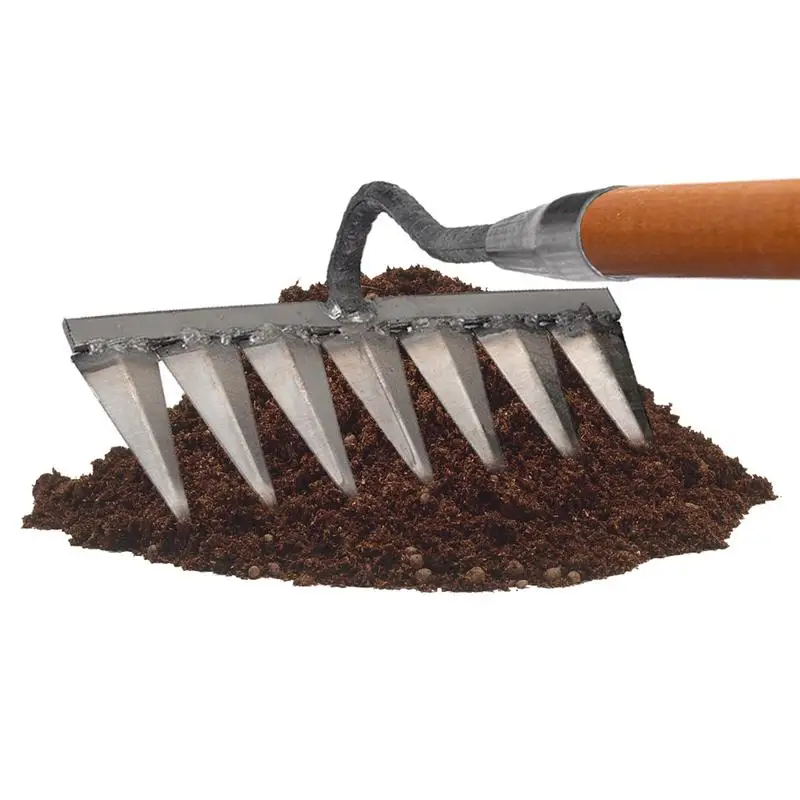 

Садовые крабы, грабли для удаления соломы, гвозди с шестью зубьями, простое использование, свадебный аксессуар для патио, фермы, овощей, сада, заднего двора