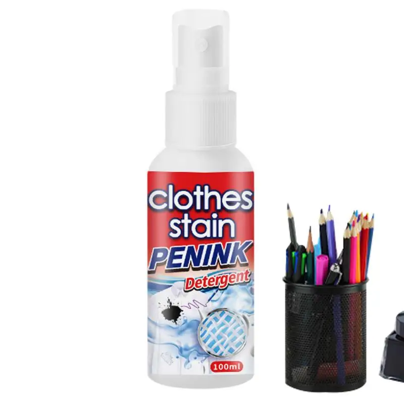 

Ink And Stain Remover 100ml Instant Spot Removal Spray Portable Carpet And Laundry Stain Remover For Fabric Clothes Fiberglass