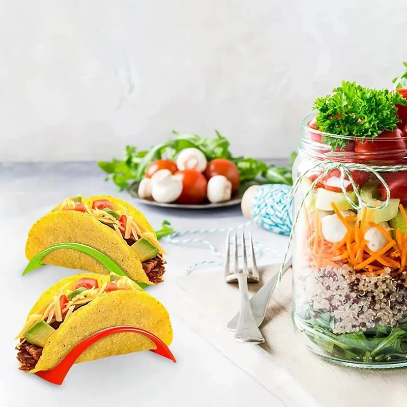 Taco Holder Mexican Pancake Rack Tortilla Tray Food Pallet Holder Kitchen Supplies Cooking