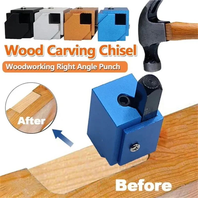 Wood Carving Corner Chisel Square Hinge Recesses Mortising Template Kit