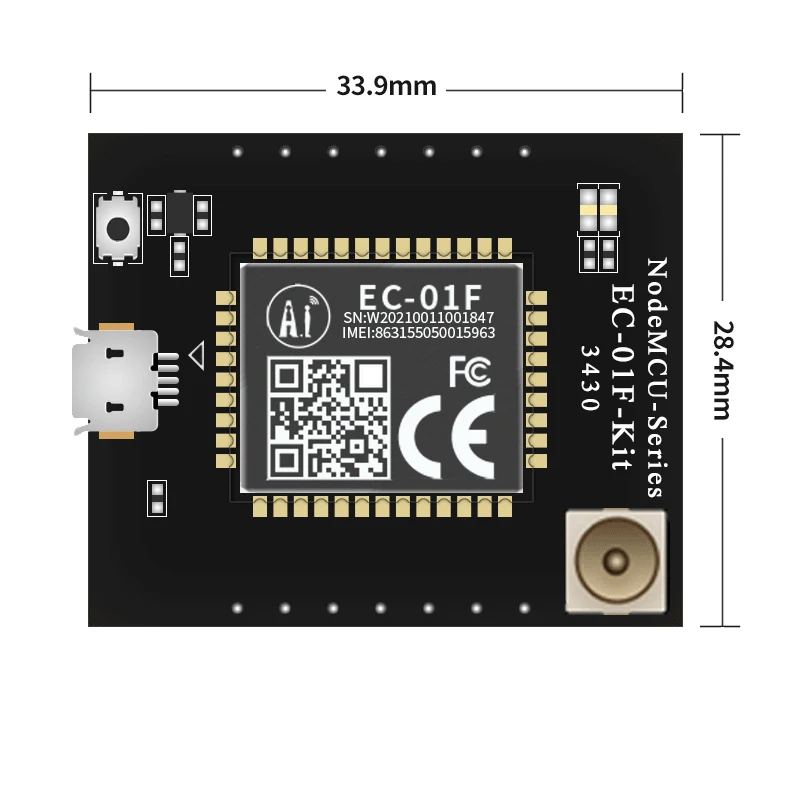 

EC-01F module development board, NB-IoT development board