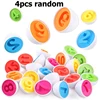 4pcs Paired with Smart Eggs Infant Early Education Toys Baby Twisting Eggs Simulated Egg Toys Color Object Cognition TMZ 3