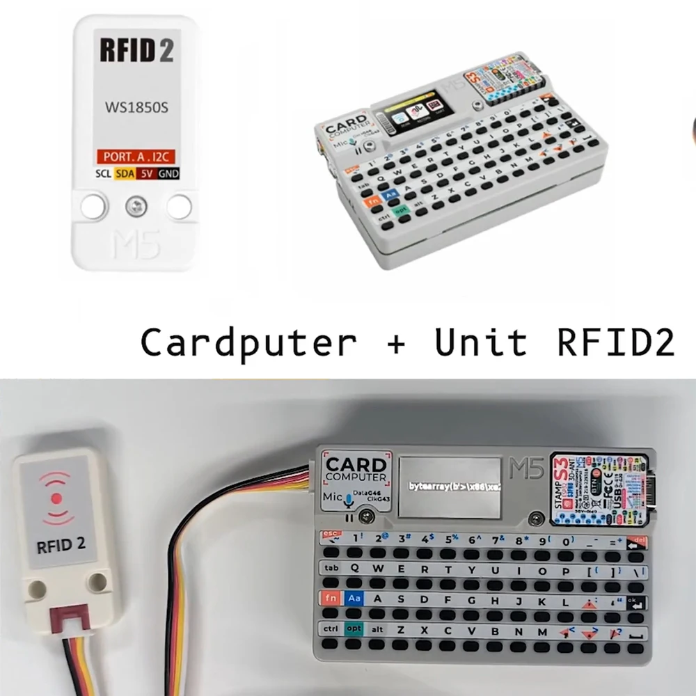 M5Stack Mini Unit RFID2 Reader/Writer WS1850S 13.56MHz Frequency For IoT Smart h