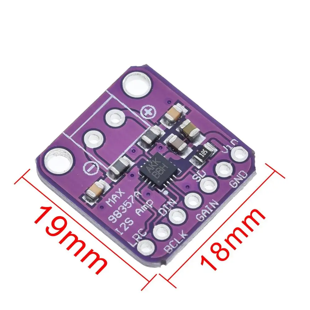 Premium I2S 3W Class D Amplifier Breakout with High-Quality Audio DAC Decoder