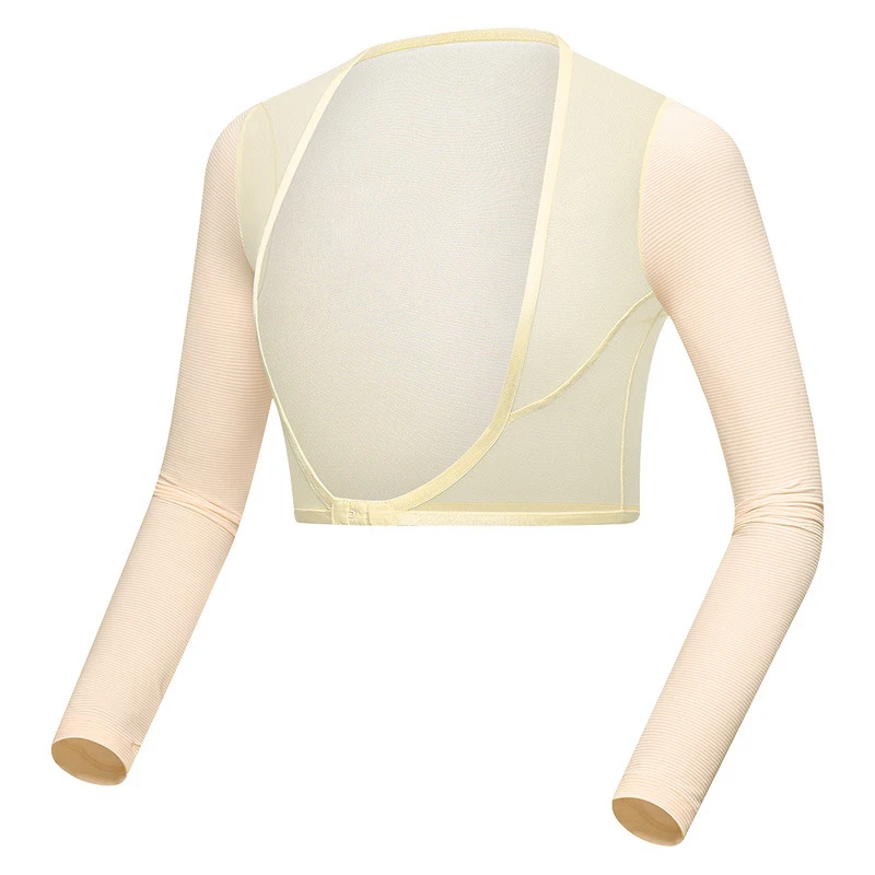 Women Cooling Golf Shawl Sleeves Ice Silk Sunscreen Arm Sleeves Ladies Summer Uv Protection Shirts Golf Cropped Tops Women Golf Arm Sleeves
