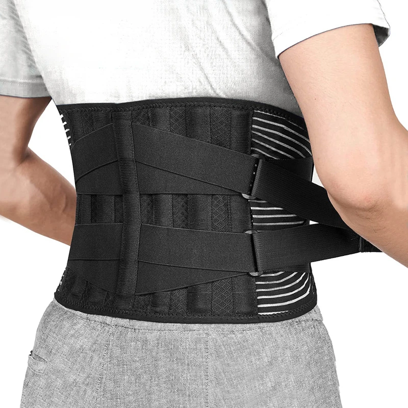 

Medical Bone Steel Plate Lumbar Support Back Brace Posture Corrector Waist Trimmer Belt Protector Weight Loss Injury Muscle Men