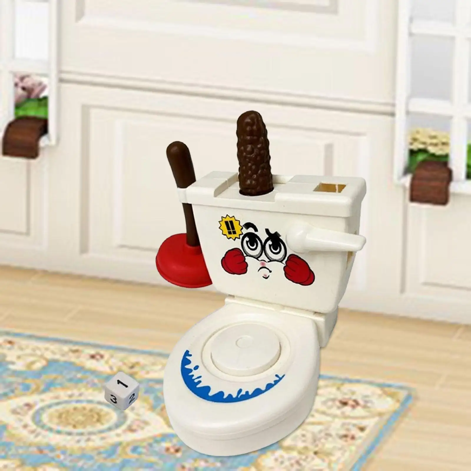 Toilet Toys for Kids Poop Dexterity Launchers Popping Out Toilet Game Toy Toilet 3
