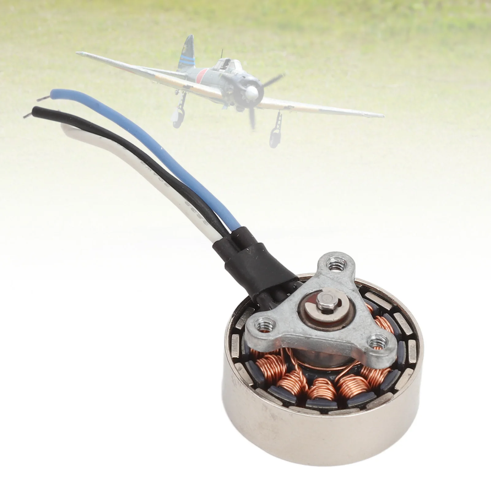 Moteur RC 1503 sans balais 3.7V alliage aluminium pour avion 4 axes