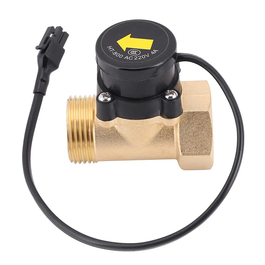 Sensor Water Pump Flow Switch 1 Inch Magnetic Automatic Control Pump Switch with G1 Thread 200W Copper Water Pump Switch