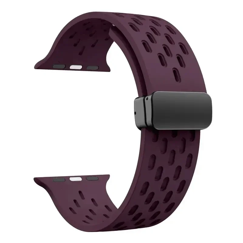 Universal Magnetic Silicone Watch Strap - Premium Adjustable Replacement Band