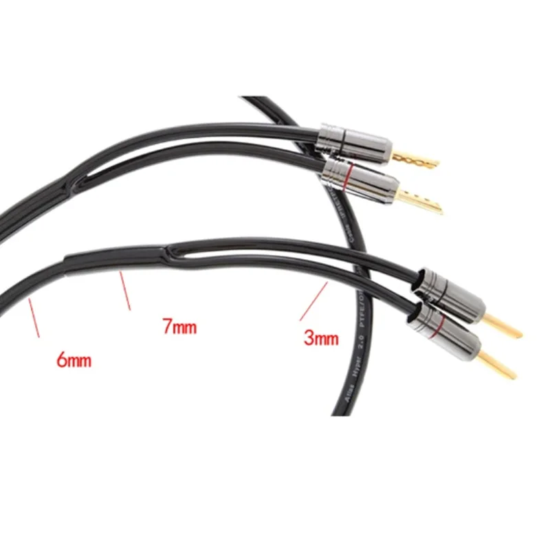 Description Picture 6 of itemPVC Y-shaped Sleeve Tube Speaker Audio Cable Wire HiFi Cable Pants Y Splitter Pant Boot Wire Boots 7 9 10 12 16mm