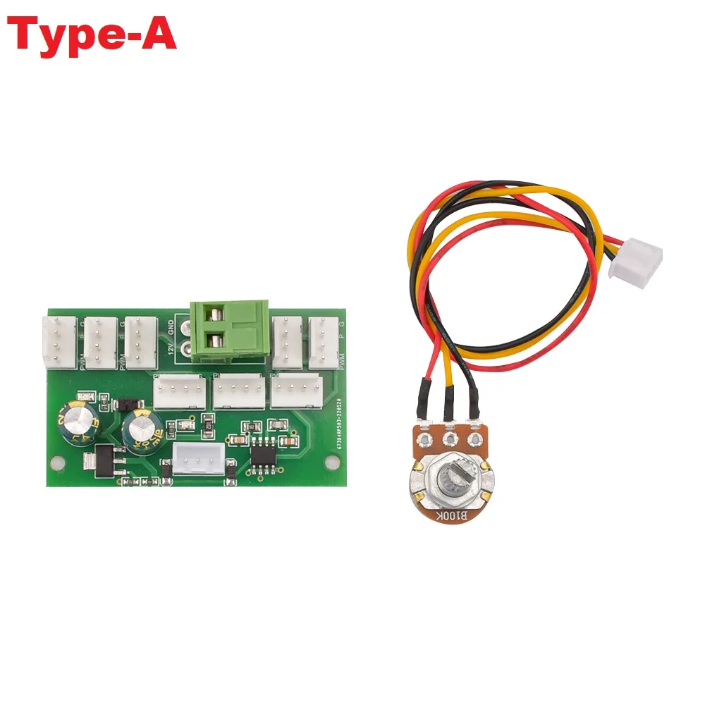 Computer Case Miner Fan Speed Controller 8-Channel Fan Hub PWM High-Power Violent Controller Speed Governor
