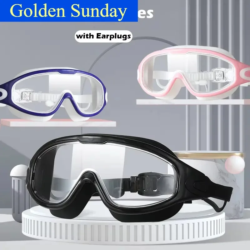 Swimming Goggles For Adult Men And Women High-Definition Waterproof And Anti Fog Electroplating Large Frame Swimming Goggles