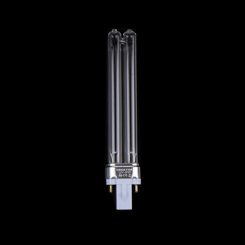 UV Curing Lamp UV Disinfection Lamp UV Sterilization Lamp 1pc 9w Replacement UV Lamp Bulb Spare Tube For Hw-303b 304b 404b Jup-01 Uv Canister Filter Cf400uv Cf500uv G23 2 Pin
