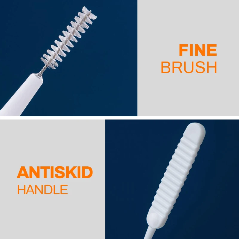50/100Pcs Shower Head Cleaning Brush White Small Brush Pore Gap Clean Anti-clogging Nylon For Kitchen Toilet Phone Hole Cleaning Brushes