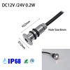 Mini LED 12V 0.2W  Deck Light Recessed Outdoor Led Spot Waterproof IP68 Step Light  Garden Path Star Decor Underground Spotlight 1